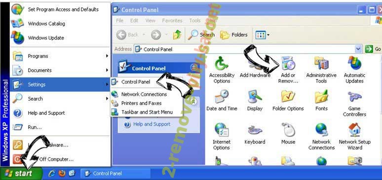 Remove Loadstart.net from Windows XP