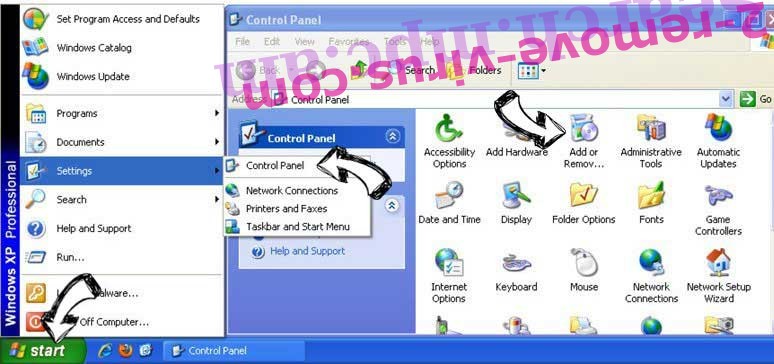 Remove Search.moshlezim.com from Windows XP