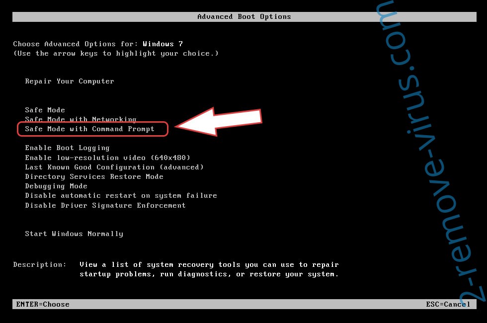 Remove HiddenBeer ransomware virus - boot options