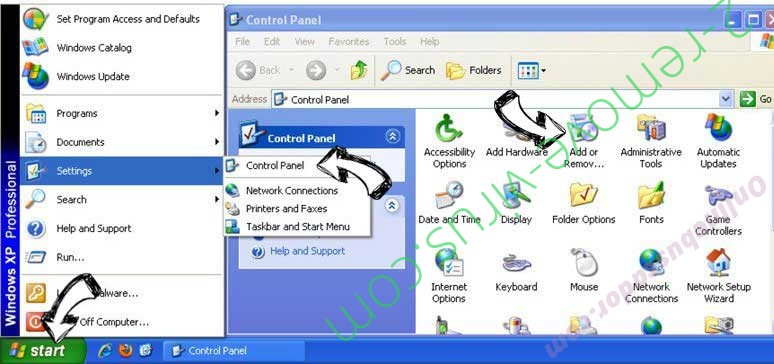 Remove PDFConverterSearch4Free from Windows XP