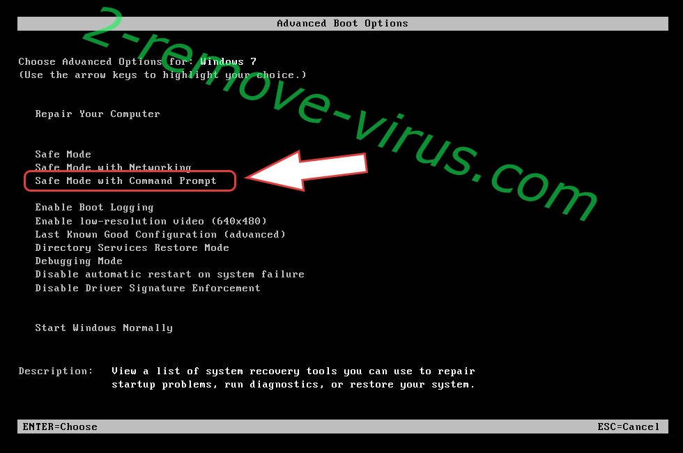 Remove .Mockba file ransomware - boot options