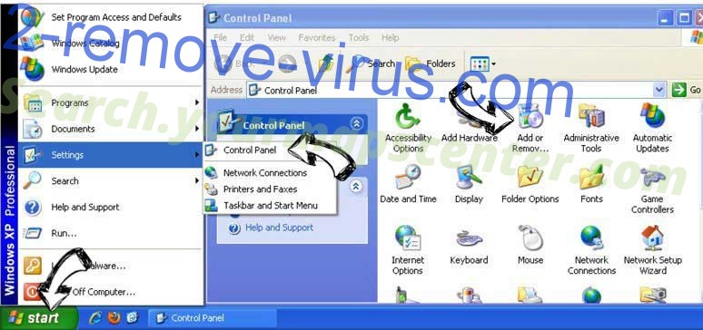 Remove Quivisi.com from Windows XP