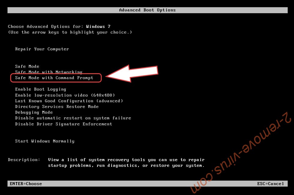 Remove .SIFRELI file ransomware - boot options