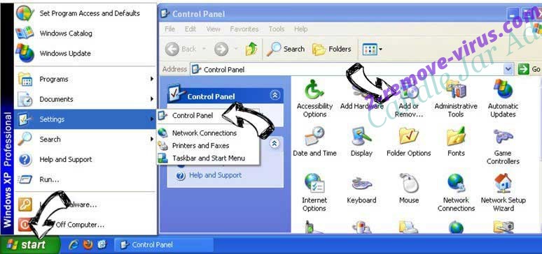 Remove EasyDirections from Windows XP