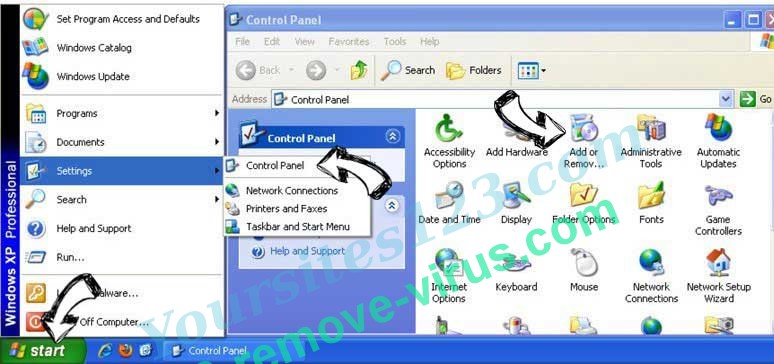 Remove Supprimer le Rocket Speed Booster pirate de navigateur from Windows XP