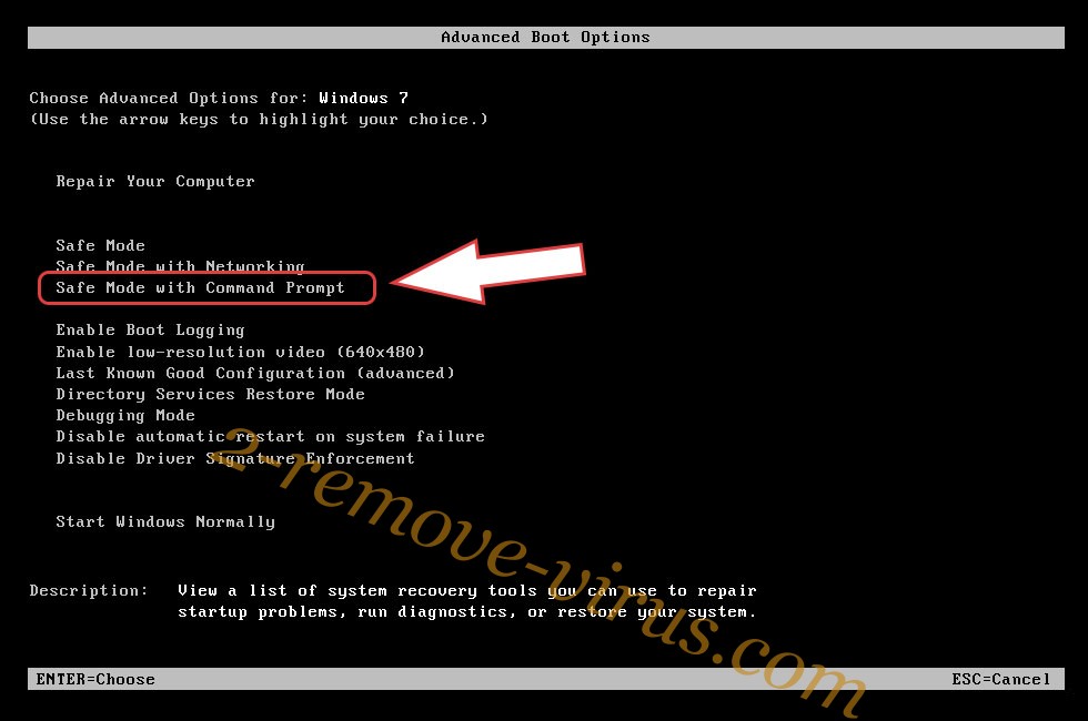 Remove Verwijder Jawr Ransomware Virus + Decrypt . Jawr-bestanden - boot options