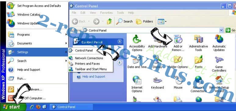 Remove HowToSimplified Toolbar from Windows XP