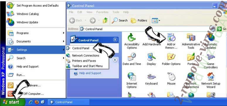 Remove Newpoptab.com from Windows XP