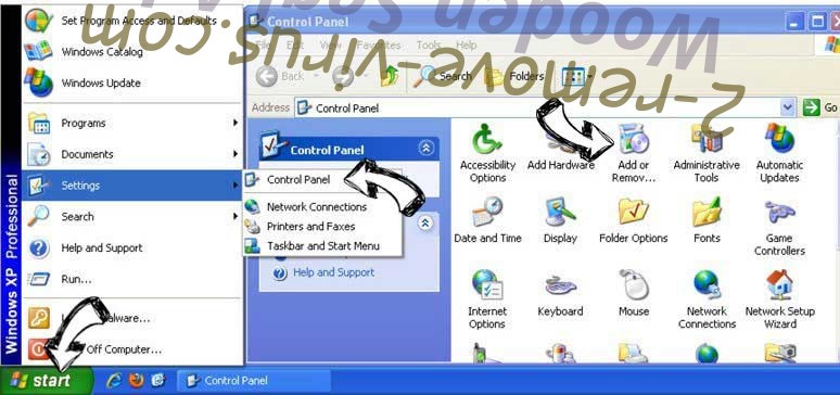 Remove Så här tar du bort SmartCheck Adware from Windows XP