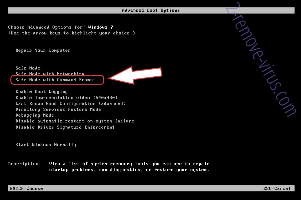 Remove .lockedv1 Files Ransomware - boot options