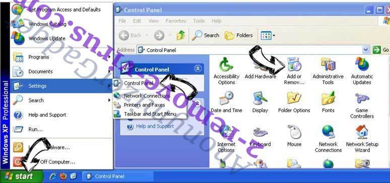 Remove Start.mysearchs.com - ¿cómo eliminar? from Windows XP