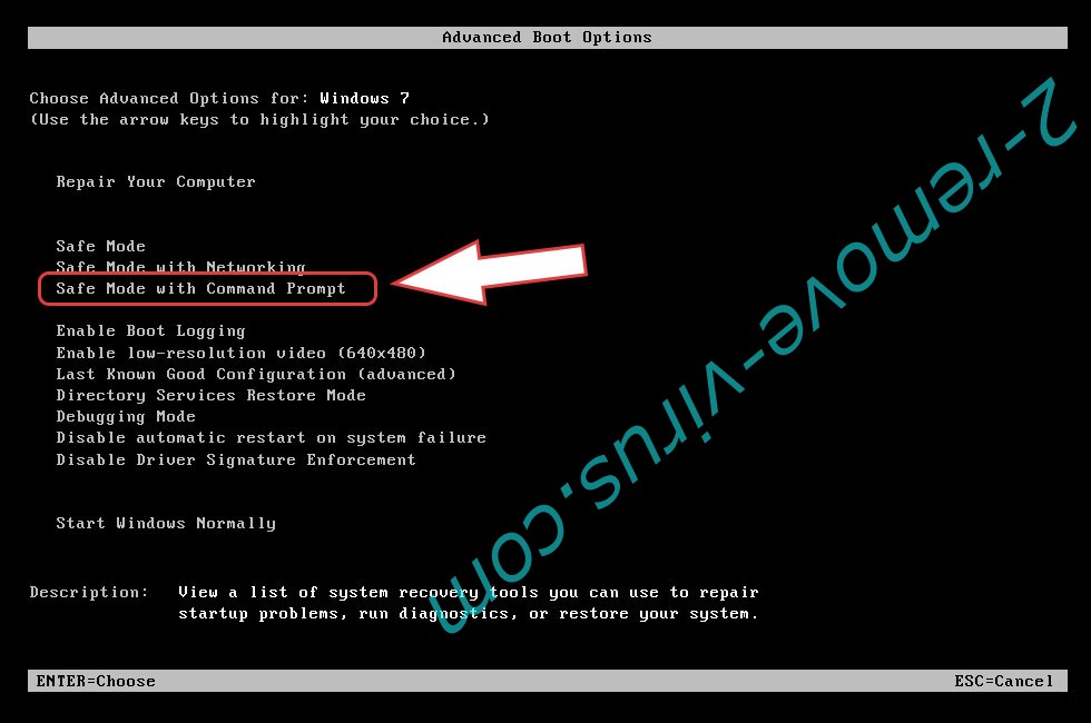 Remove Stolen (Makop) Ransomware - boot options