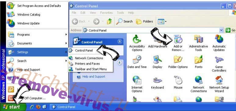 Remove Safepage.easyfiletool.com from Windows XP