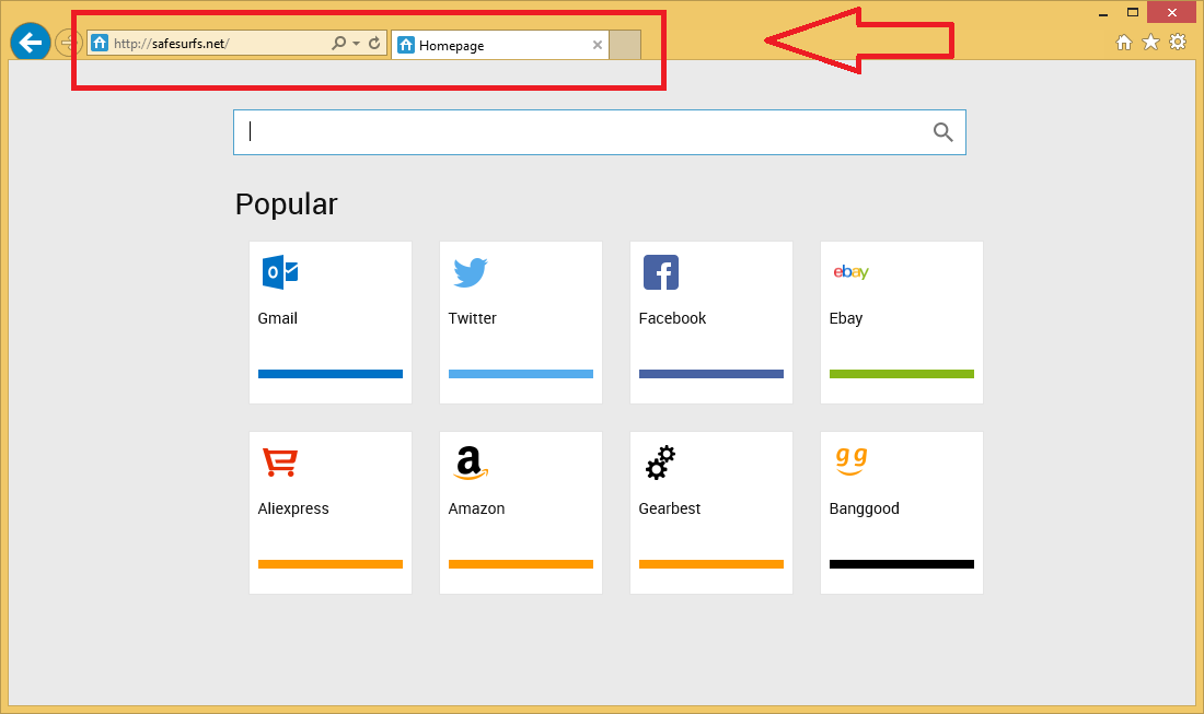 Rimuovere SAFESURFS.NET