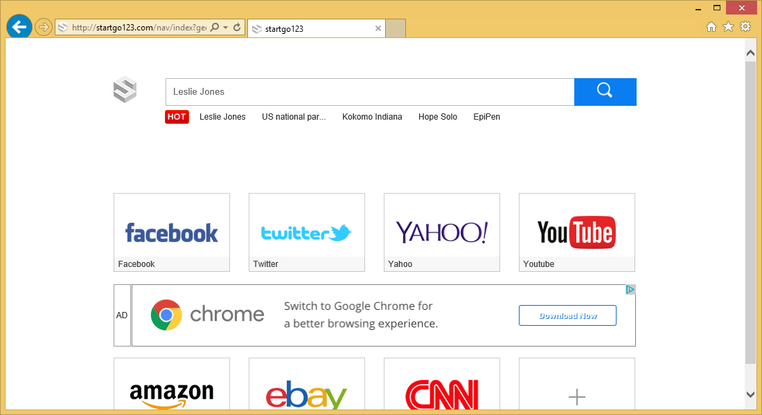Startgo123.com Virus – come rimuovere?