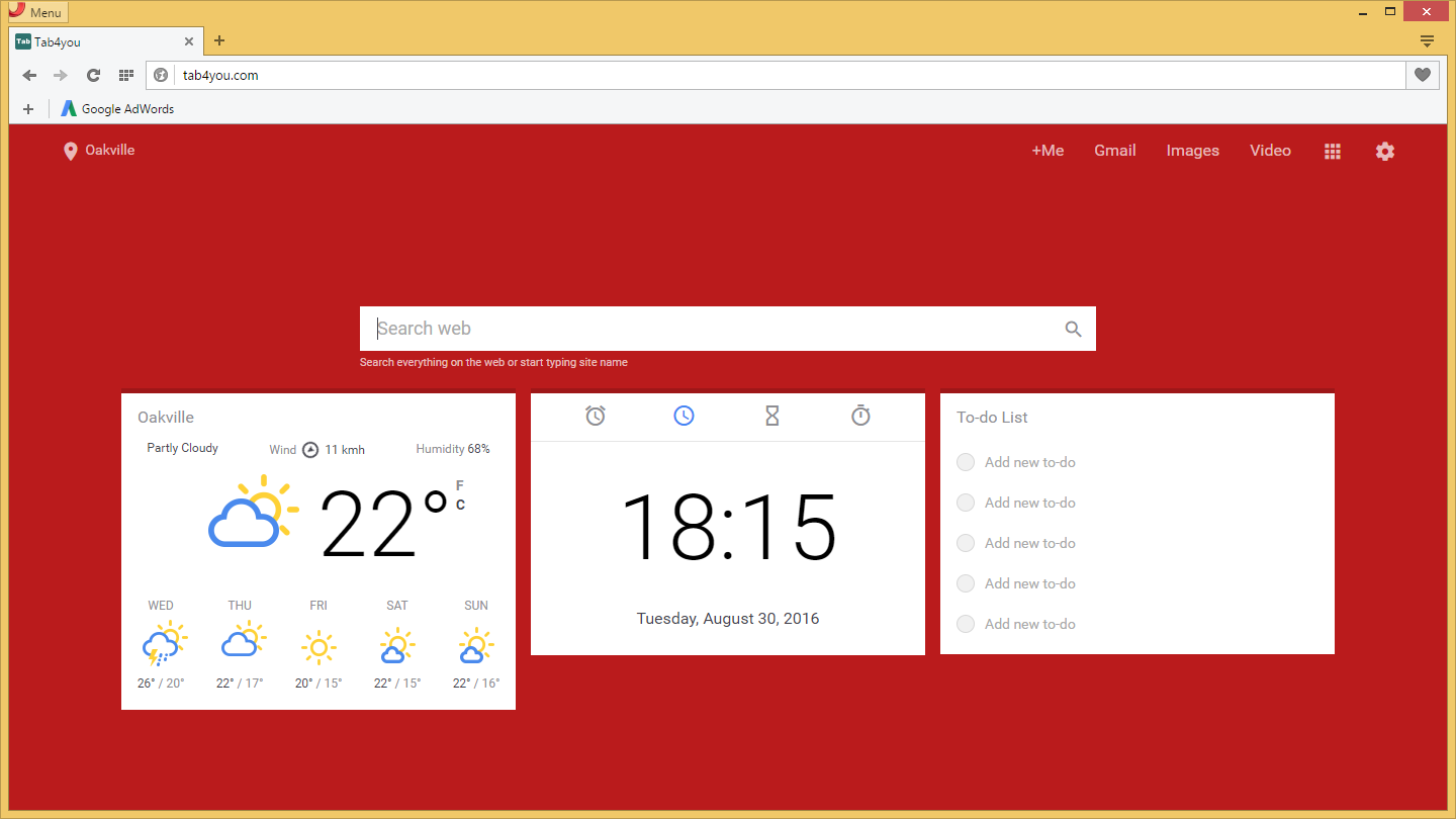 Rimuovere Tab4you.com