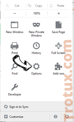 Web Bar toolbar Firefox reset confirm