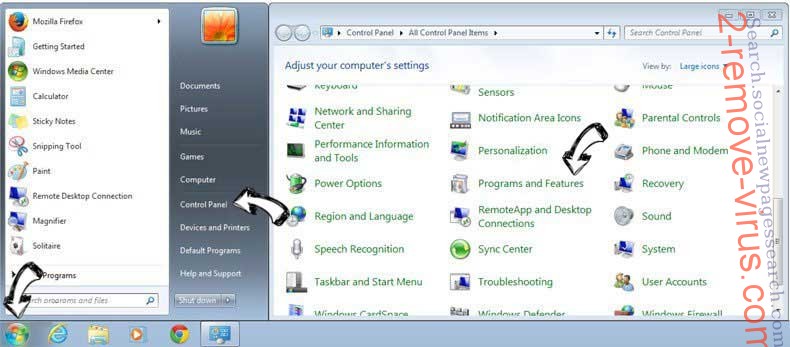 Uninstall CareerPronto Ads from Windows 7