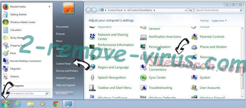 Uninstall Zcryptor virus from Windows 7