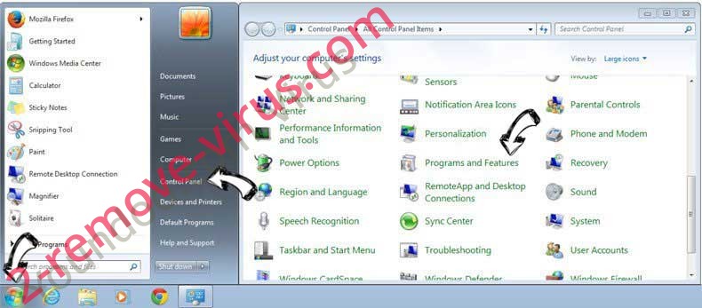 Uninstall Enlever FrequencyPlatform Adware from Windows 7