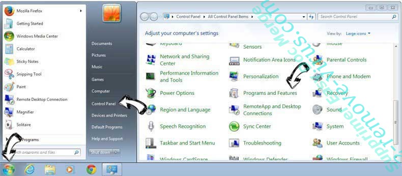 Uninstall Free Package Tracker Plus from Windows 7