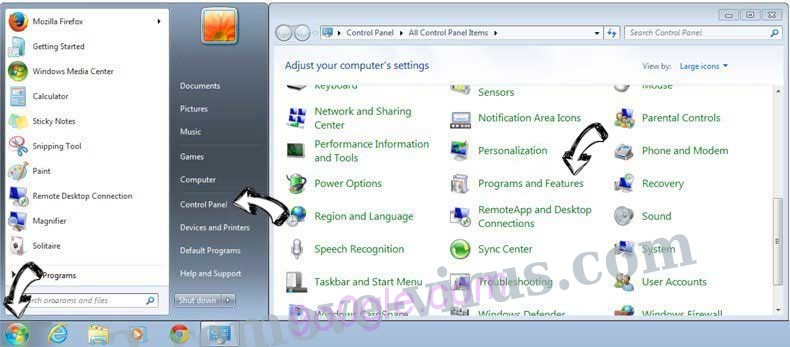 Uninstall Greatsofware120.download from Windows 7