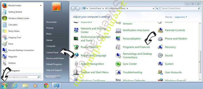 Uninstall Chardwardse.club fast & easy from Windows 7