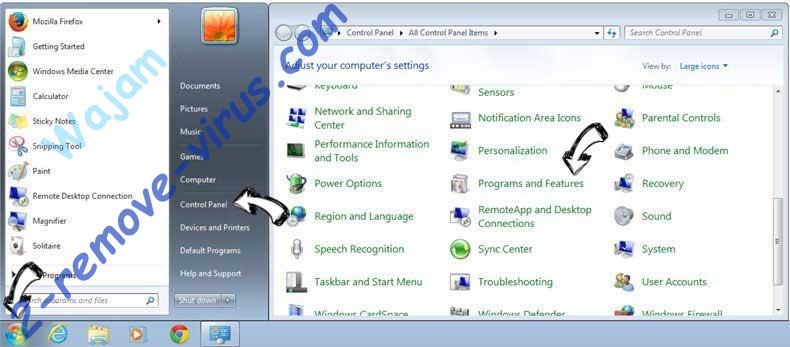 Uninstall MyImageConverter Toolbar from Windows 7