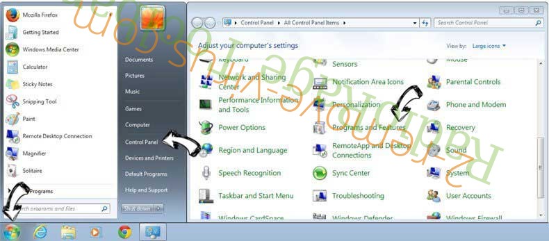 Uninstall RadioRage Toolbar from Windows 7