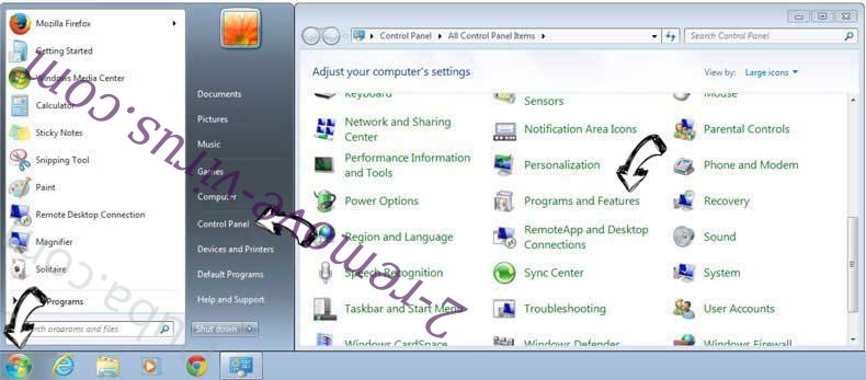 Uninstall Duba.com from Windows 7