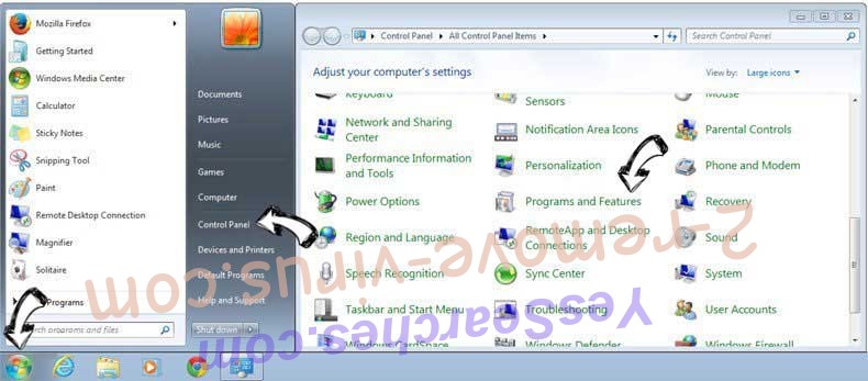 Uninstall LearnTheLyrics Toolbar from Windows 7