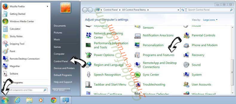 Uninstall Power System Care from Windows 7