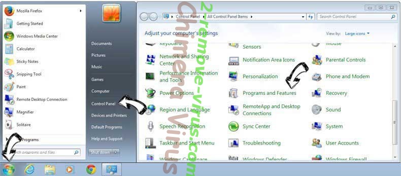 Uninstall AlphaShoppers.co from Windows 7