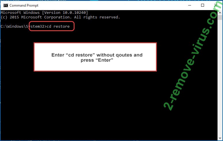 Uninstall PaySafeGen - command prompt restore