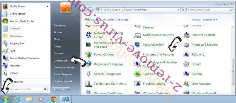 Uninstall BrowserAir from Windows 7