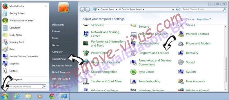 Uninstall Shopperz from Windows 7