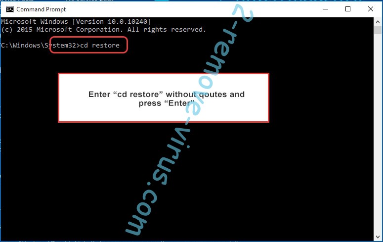 Uninstall .Iisa file virus - command prompt restore