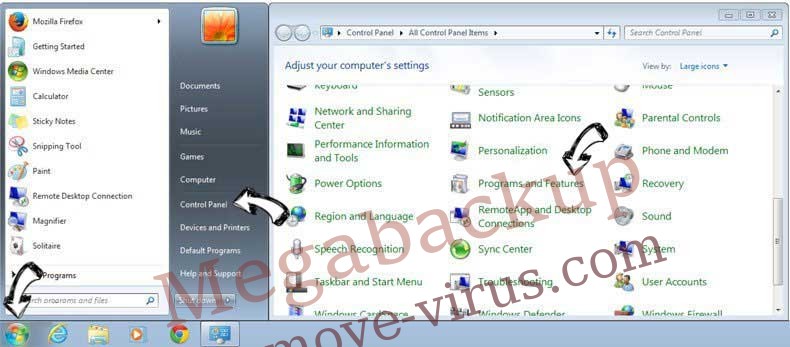 Uninstall LastPass from Windows 7