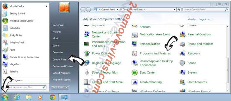 Uninstall Please call us immediately at: (803) 702-1564 from Windows 7