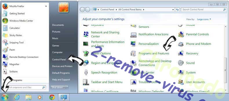 Uninstall eConvertor Browser Hijacker from Windows 7