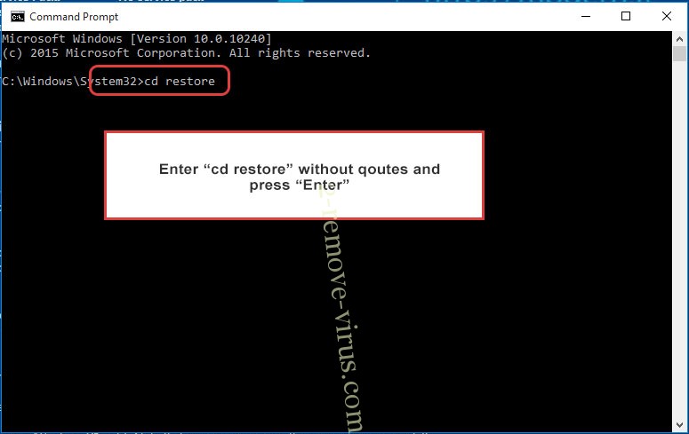 Uninstall Kr00k virus - command prompt restore