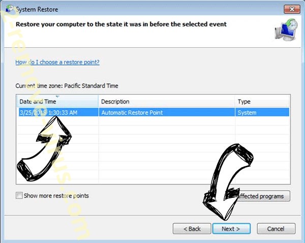 Verwijderen Hoop Virus en decoderen . Hoop Files ✔️ ✔️ ✔️ - restore point