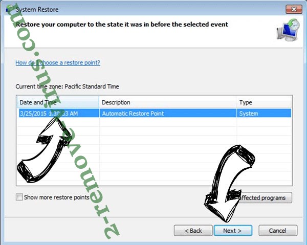 Perl File Virus - restore point