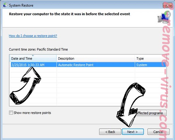 Cryptolockeremulator - restore point