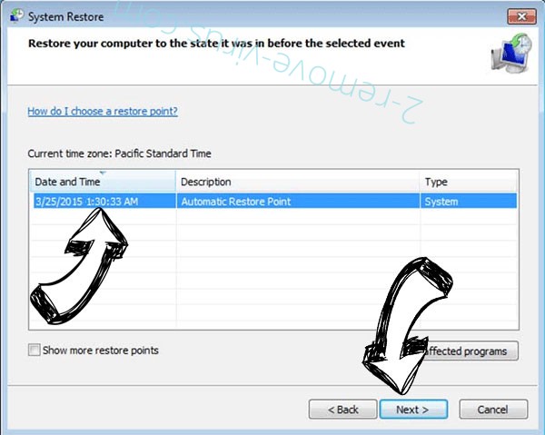 .sage File Virus - restore point