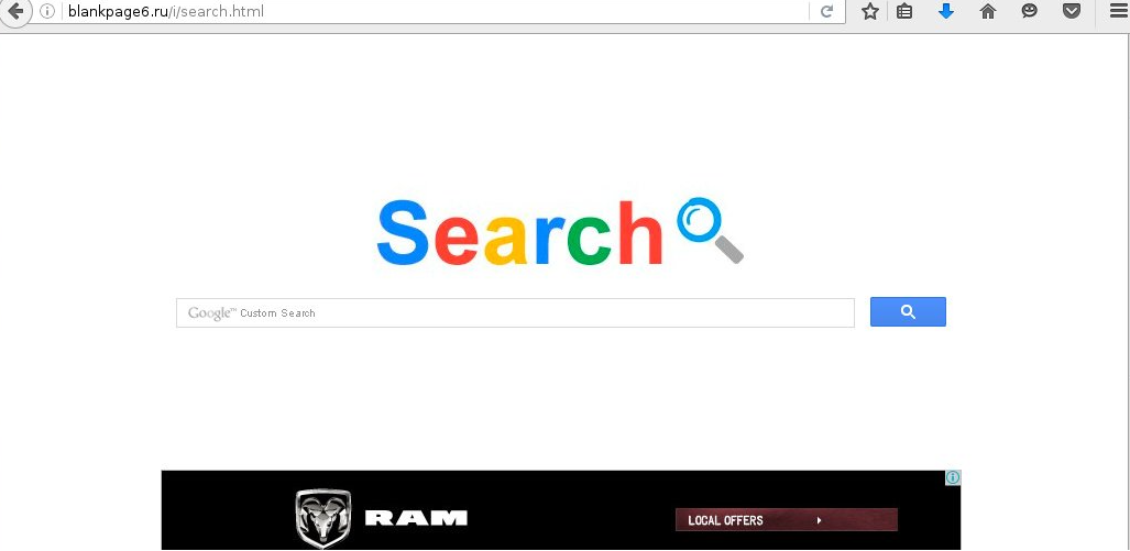 Rimuovere Blankpage6.ru