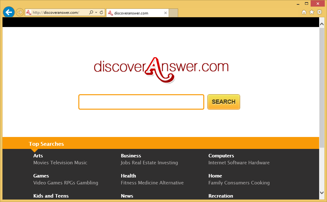 Rimuovere Discoveranswer.com