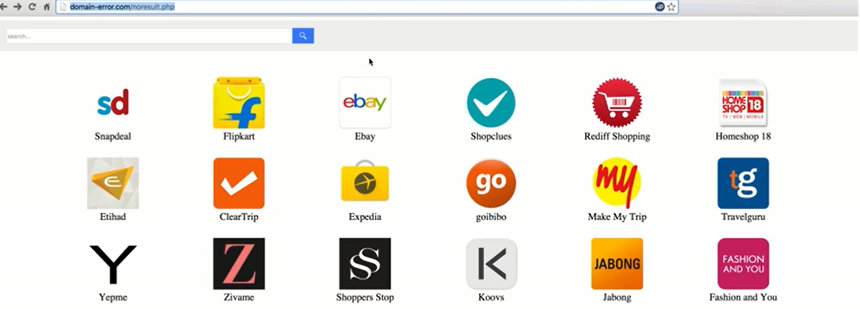 Rimuovere My Lucky Search