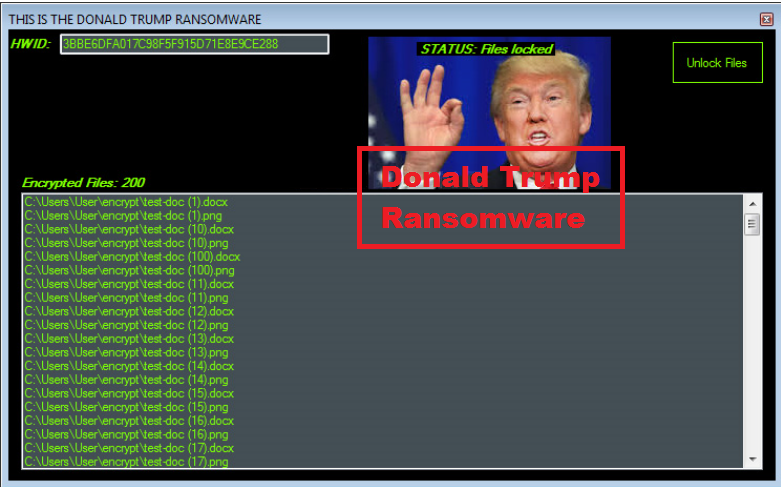 Donald Trump Ransomware