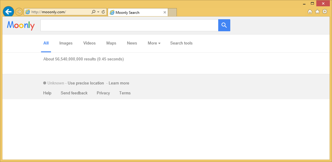 Rimuovere Mooonly.com